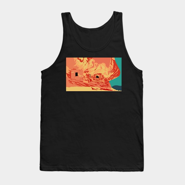 House on Fire Ruins Bears Ears National Monument Utah Tank Top by theaspenridge